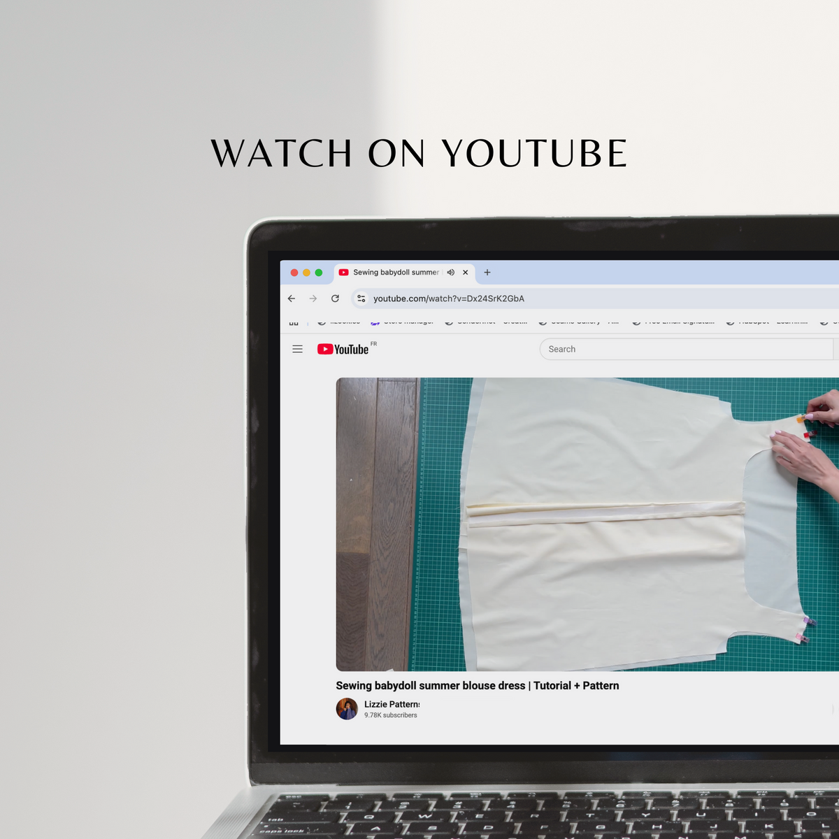 Mathilde Blouse sewing video tutorial on YouTube